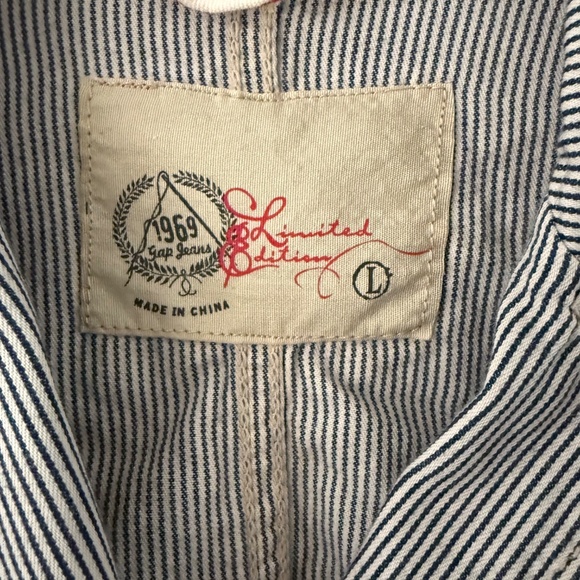 GAP Women’s Vintage Navy & White Limited Edition Jacket Size Large - Picture 4 of 16